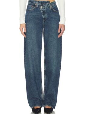 AGOLDE criss cross jean